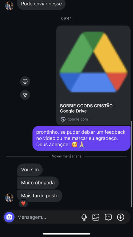 Depoimento de Roberta